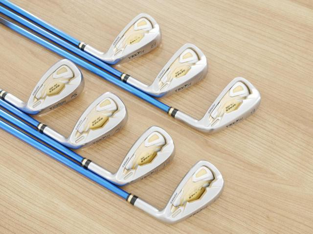 Iron set : Honma : ชุดเหล็ก Honma Beres IS-05 Forged (ปี 2017) มีเหล็ก 6-10,Aw,Sw (7 ชิ้น) ก้าน ARMRQ ∞ (53) Flex S (2 ดาว)
