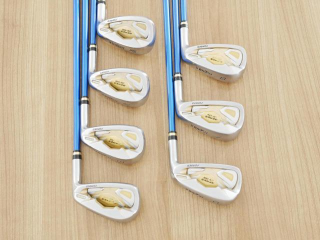 Iron set : Honma : ชุดเหล็ก Honma Beres IS-05 Forged (ปี 2017) มีเหล็ก 6-10,Aw,Sw (7 ชิ้น) ก้าน ARMRQ ∞ (53) Flex S (2 ดาว)