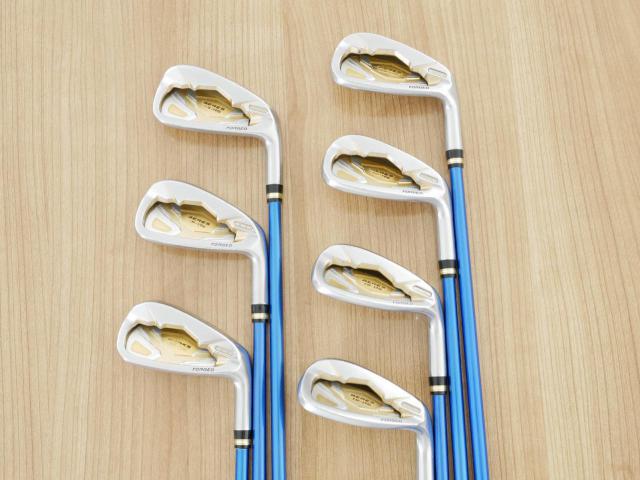 Iron set : Honma : ชุดเหล็ก Honma Beres IS-05 Forged (ปี 2017) มีเหล็ก 6-10,Aw,Sw (7 ชิ้น) ก้าน ARMRQ ∞ (53) Flex S (2 ดาว)