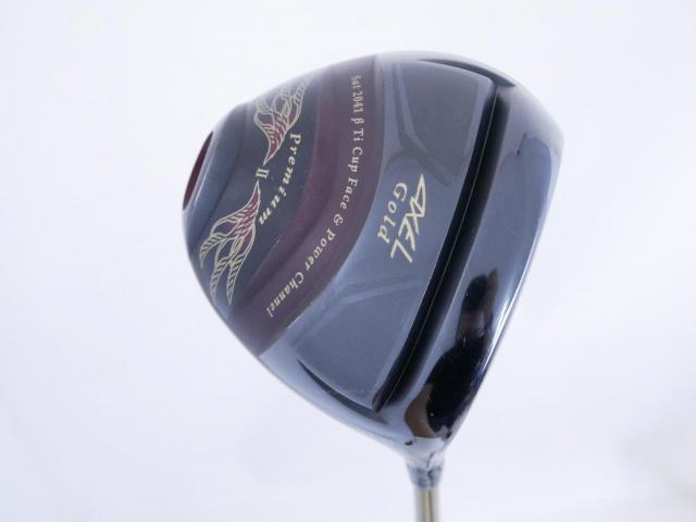 Driver : Tsuruya : Tsuruya AXEL Gold Premium II (รุ่นปี 2017 ตัวท๊อป หน้าเด้งสุดๆ COR 0.86 ของใหม่ 4 หมื่น) Loft 10.5 Flex R