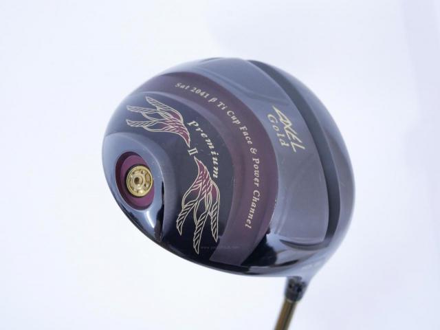 Driver : Tsuruya : Tsuruya AXEL Gold Premium II (รุ่นปี 2017 ตัวท๊อป หน้าเด้งสุดๆ COR 0.86 ของใหม่ 4 หมื่น) Loft 10.5 Flex R