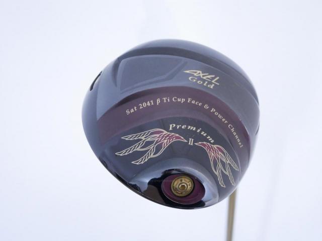 Driver : Tsuruya : Tsuruya AXEL Gold Premium II (รุ่นปี 2017 ตัวท๊อป หน้าเด้งสุดๆ COR 0.86 ของใหม่ 4 หมื่น) Loft 10.5 Flex R