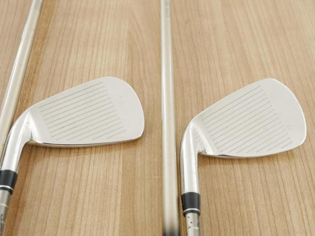 Iron set : PRGR : ชุดเหล็ก PRGR ID Nabla Red (รุ่นท๊อปสุด หน้าเด้ง ไกลมาก) มีเหล็ก 6-Pw,Aw,Sw (7 ชิ้น) ก้านกราไฟต์ M-40 Flex SR