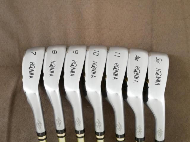 Iron set : Honma : ชุดเหล็ก Honma Beres IS-06 Forged (ปี 2019) มีเหล็ก 7-11,Aw,Sw (7 ชิ้น เทียบเท่า 6-Pw,Aw,Sw) ก้าน ARMRQ X (47) Flex R (2 ดาว)