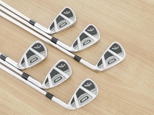 Iron set : Callaway : ชุดเหล็ก Callaway EPIC Pro (ปี 2018) มีเหล็ก 5-Pw (6 ชิ้น) ก้านเหล็ก NS Pro Modus 105 Flex S