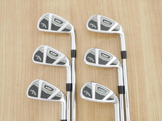Iron set : Callaway : ชุดเหล็ก Callaway EPIC Pro (ปี 2018) มีเหล็ก 5-Pw (6 ชิ้น) ก้านเหล็ก NS Pro Modus 105 Flex S