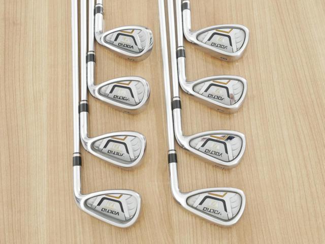 Iron set : Katana : ชุดเหล็ก Katana Voltio IV G Series II (ปี 2018) มีเหล็ก 5-Pw,Aw,Sw (8 ชิ้น) ก้านกราไฟต์ Fujikura Speeder 550 Flex R