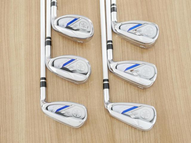 Lady club : All : ชุดเหล็ก Yamaha Inpres UD+2 (รุ่นปี 2021 ตีไกลที่สุด ไกลกว่าเหล็กทั่วไป 2 เบอร์ หน้าเด้ง COR 0.822) มีเหล็ก 7-Pw,Aw,Sw (6 ชิ้น) ก้านกราไฟต์ Fujikura Air Speeder Flex A (Lady)