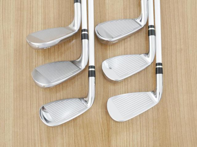 Lady club : All : ชุดเหล็ก Yamaha Inpres UD+2 (รุ่นปี 2021 ตีไกลที่สุด ไกลกว่าเหล็กทั่วไป 2 เบอร์ หน้าเด้ง COR 0.822) มีเหล็ก 7-Pw,Aw,Sw (6 ชิ้น) ก้านกราไฟต์ Fujikura Air Speeder Flex A (Lady)