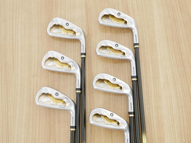 Iron set : Honma : ชุดเหล็ก Honma Beres IS-02 (หน้าเด้ง Forged) มีเหล็ก 5-11 (7 ชิ้น เทียบเท่า 4-Pw) ก้าน ARMRQ 6 (49) Flex R (2 ดาว)