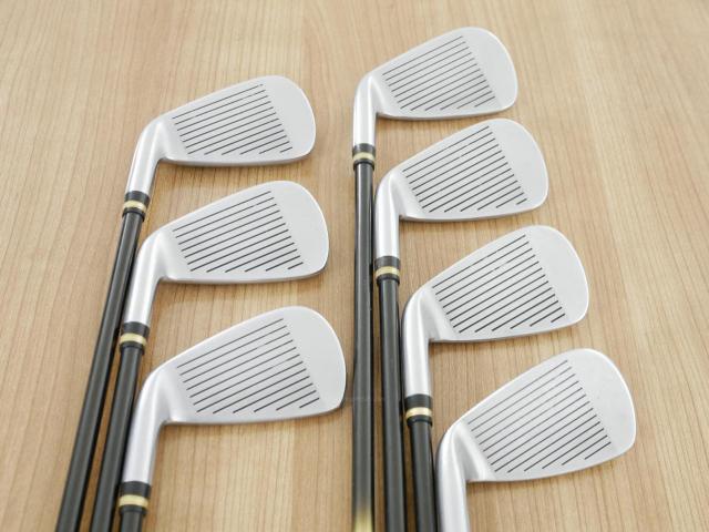 Iron set : Honma : ชุดเหล็ก Honma Beres IS-02 (หน้าเด้ง Forged) มีเหล็ก 5-11 (7 ชิ้น เทียบเท่า 4-Pw) ก้าน ARMRQ 6 (49) Flex R (2 ดาว)