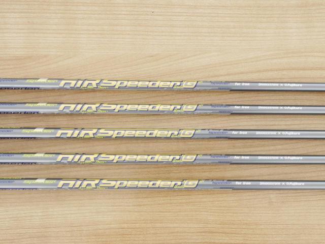 Iron set : Bridgestone : ชุดเหล็ก Bridgestone Tour B JGR HF1 Forged (รุ่นปี 2018 ตีไกลกว่าปกติ 2 เบอร์) มีเหล็ก 7-P1,P2 (5 ชิ้น) ก้านกราไฟต์ Fujikura Air Speeder (R)