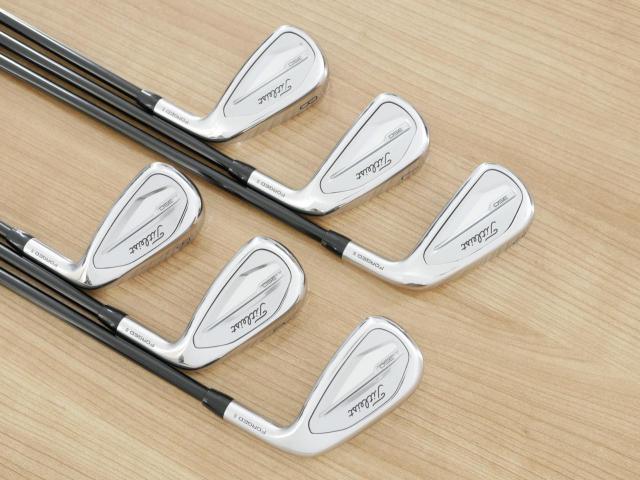 Iron set : Titleist : ชุดเหล็ก Titleist T350 Forged (ออกปี 2023) มีเหล็ก 6-Pw,48 (6 ชิ้น) ก้านกราไฟต์ Mitsubishi TENSEI AM2 Flex S
