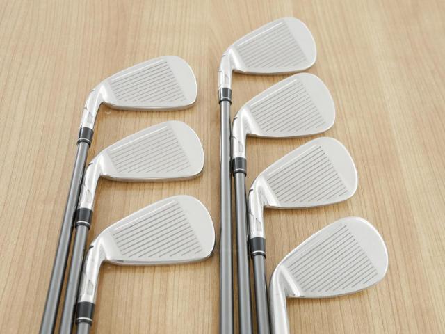 Iron set : Taylormade : ชุดเหล็ก Taylormade SIM MAX (ออกปี 2020 Japan Spec.) มีเหล็ก 5-Pw,Sw (7 ชิ้น) ก้านกราไฟต์ Mitsubishi Tensei TM60 Flex R