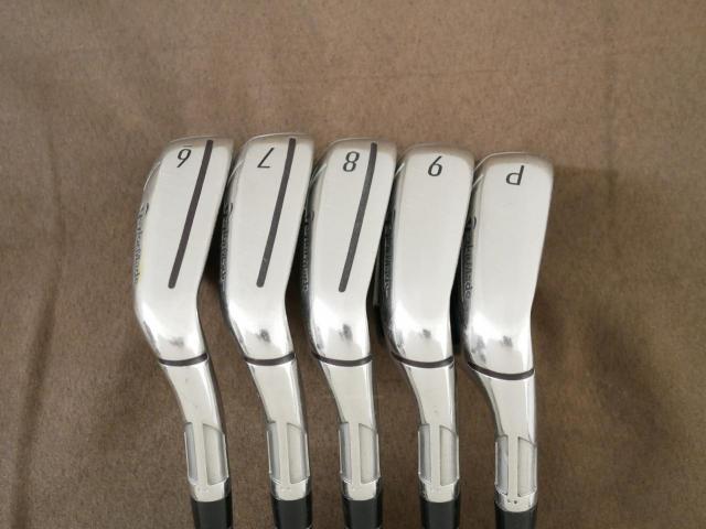 Iron set : Taylormade : ชุดเหล็ก Taylormade SIM MAX OS (ออกปี 2020 Japan Spec.) มีเหล็ก 6-Pw (5 ชิ้น) ก้านกราไฟต์ Mitsubishi Tensei TM60 Flex S