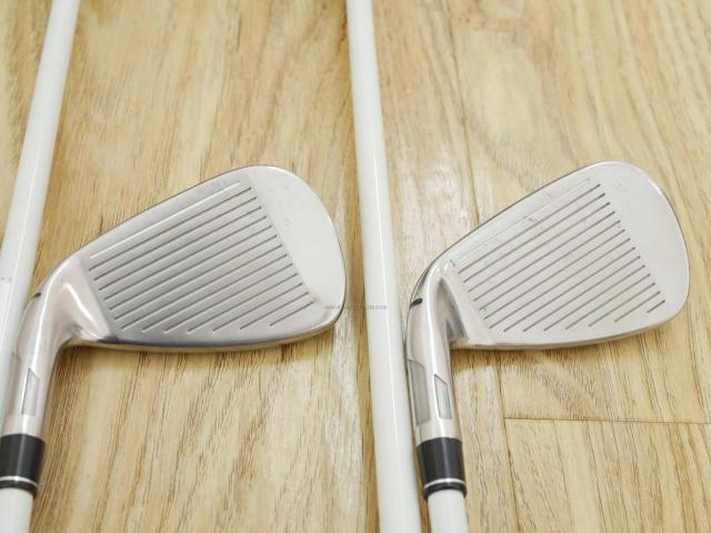 Lady club : All : ชุดเหล็ก Taylormade SIM 2 MAX (ออกปี 2021 Japan Spec.) มีเหล็ก 7-Pw,Sw (5 ชิ้น) ก้านกราไฟต์ Mitsubishi TENSEI TM40 Flex A (Lady)