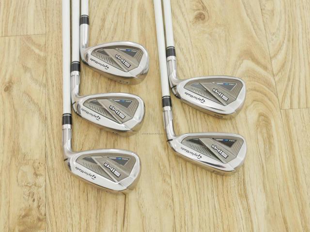 Lady club : All : ชุดเหล็ก Taylormade SIM 2 MAX (ออกปี 2021 Japan Spec.) มีเหล็ก 7-Pw,Sw (5 ชิ้น) ก้านกราไฟต์ Mitsubishi TENSEI TM40 Flex A (Lady)
