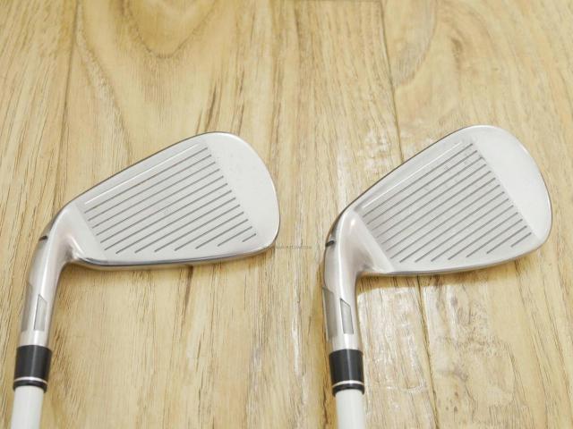 Lady club : All : ชุดเหล็ก Taylormade SIM 2 MAX (ออกปี 2021 Japan Spec.) มีเหล็ก 7-Pw,Sw (5 ชิ้น) ก้านกราไฟต์ Mitsubishi TENSEI TM40 Flex A (Lady)