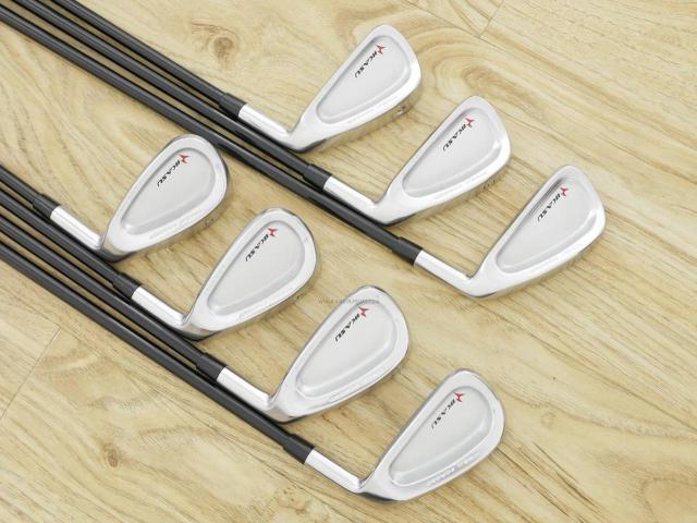 Iron set : Other Brand : ชุดเหล็ก IKASU CB-009 Forged (นุ่ม แน่น) มีเหล็ก 4-Pw (7 ชิ้น) ก้านกราไฟต์ Matrix HD RADIX Flex S