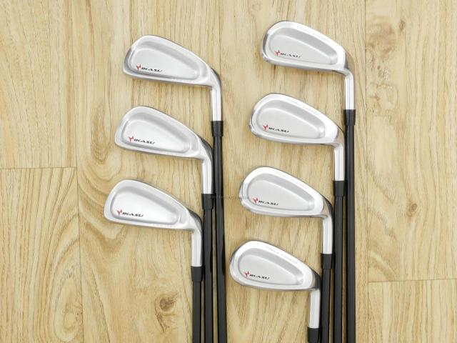 Iron set : Other Brand : ชุดเหล็ก IKASU CB-009 Forged (นุ่ม แน่น) มีเหล็ก 4-Pw (7 ชิ้น) ก้านกราไฟต์ Matrix HD RADIX Flex S