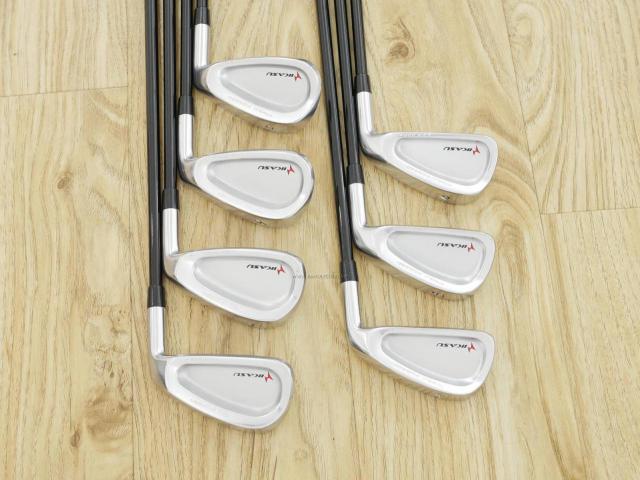 Iron set : Other Brand : ชุดเหล็ก IKASU CB-009 Forged (นุ่ม แน่น) มีเหล็ก 4-Pw (7 ชิ้น) ก้านกราไฟต์ Matrix HD RADIX Flex S