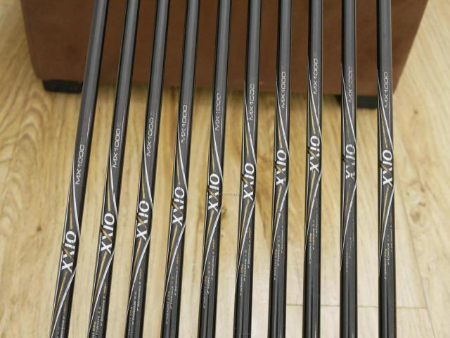 Iron set : XXIO : ชุดเหล็ก XXIO Forged มีเหล็ก 3-Pw,Aw,Sw (10 ชิ้น) ก้านกราไฟต์ MX-1000 Flex S