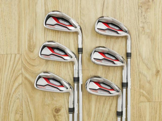 Iron set : Taylormade : ชุดเหล็ก Taylormade Aero Burner (ตีง่ายมาก) มีเหล็ก 5-Pw (6 ชิ้น) ก้านเหล็ก Flex S