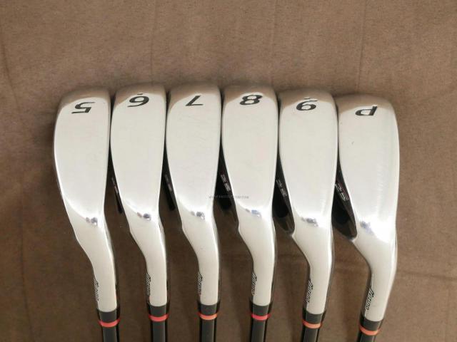 Iron set : Mizuno : ชุดเหล็ก Mizuno JPX A25 (ตีง่าย ไกล) มีเหล็ก 5-Pw (6 ชิ้น) ก้านกราไฟต์ Flex SR