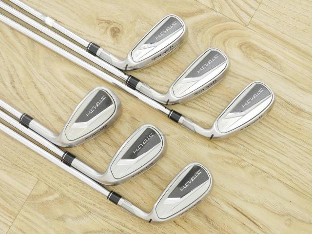 Iron set : Taylormade : ชุดเหล็ก Taylormade Stealth HD (ออกปี 2022 Japan Spec. ใบใหญ่มาก ตีง่ายสุดๆ) มีเหล็ก 5-Pw (6 ชิ้น) ก้านเหล็ก KBS Max MT 80 Flex S