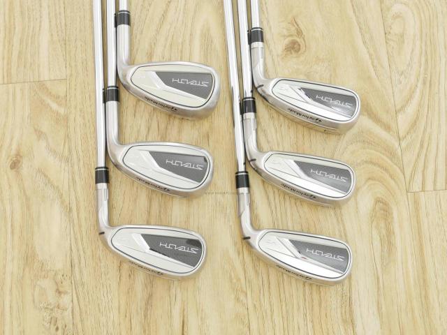 Iron set : Taylormade : ชุดเหล็ก Taylormade Stealth HD (ออกปี 2022 Japan Spec. ใบใหญ่มาก ตีง่ายสุดๆ) มีเหล็ก 5-Pw (6 ชิ้น) ก้านเหล็ก KBS Max MT 80 Flex S