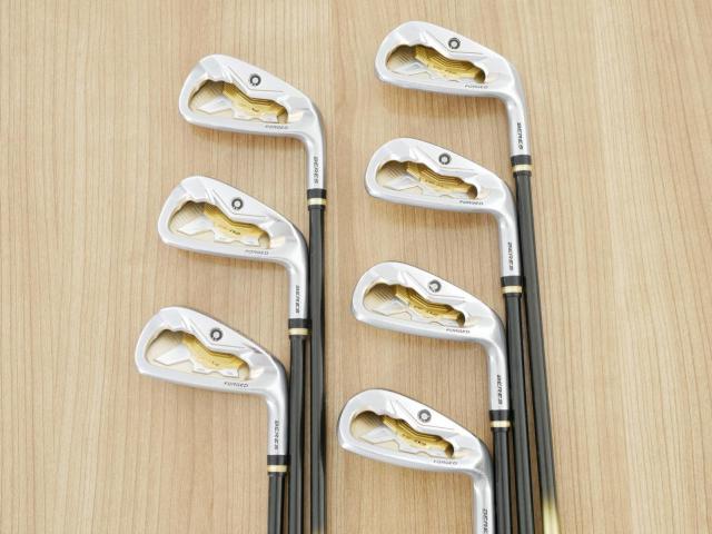Iron set : Honma : ชุดเหล็ก Honma Beres IS-02 (หน้าเด้ง Forged) มีเหล็ก 5-11 (7 ชิ้น เทียบเท่า 4-Pw) ก้าน ARMRQ 6 (49) Flex R (2 ดาว)