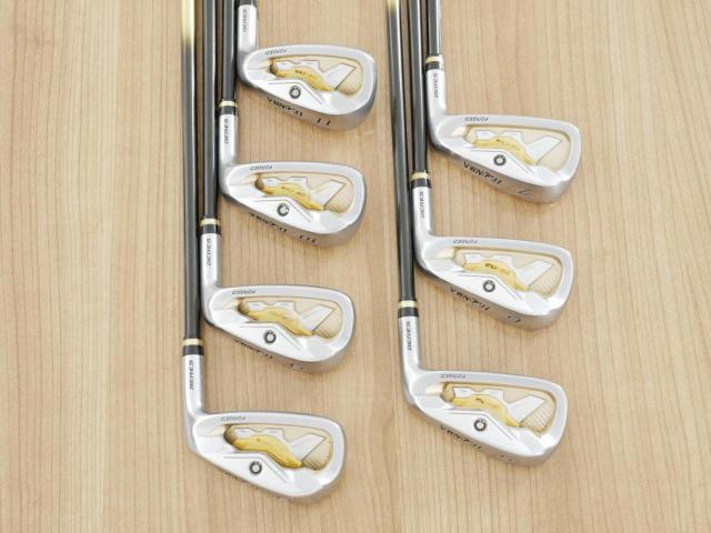 Iron set : Honma : ชุดเหล็ก Honma Beres IS-02 (หน้าเด้ง Forged) มีเหล็ก 5-11 (7 ชิ้น เทียบเท่า 4-Pw) ก้าน ARMRQ 6 (49) Flex R (2 ดาว)