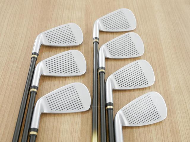 Iron set : Honma : ชุดเหล็ก Honma Beres IS-02 (หน้าเด้ง Forged) มีเหล็ก 5-11 (7 ชิ้น เทียบเท่า 4-Pw) ก้าน ARMRQ 6 (49) Flex R (2 ดาว)