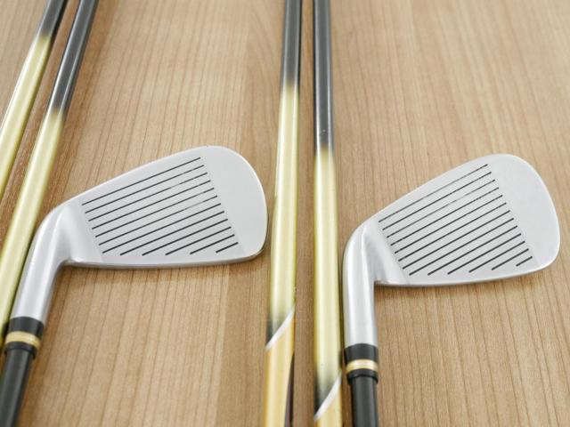 Iron set : Honma : ชุดเหล็ก Honma Beres IS-02 (หน้าเด้ง Forged) มีเหล็ก 5-11 (7 ชิ้น เทียบเท่า 4-Pw) ก้าน ARMRQ 6 (49) Flex R (2 ดาว)