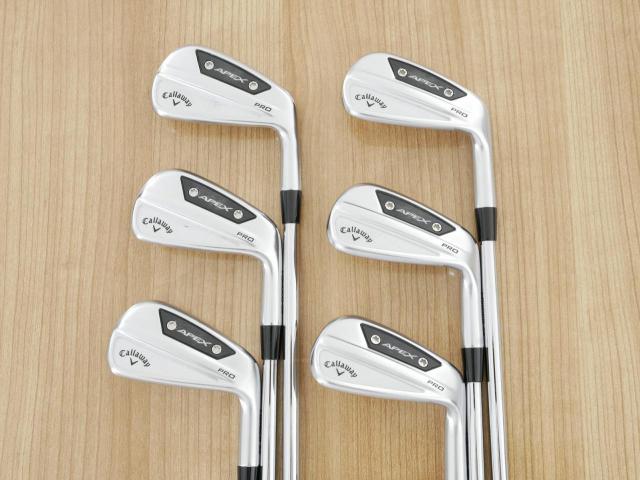 Iron set : Callaway : ชุดเหล็ก Callaway APEX Pro Forged (ออกปี 2024) มีเหล็ก 5-Pw (6 ชิ้น) ก้านเหล็ก NS Pro Modus 105 Flex S