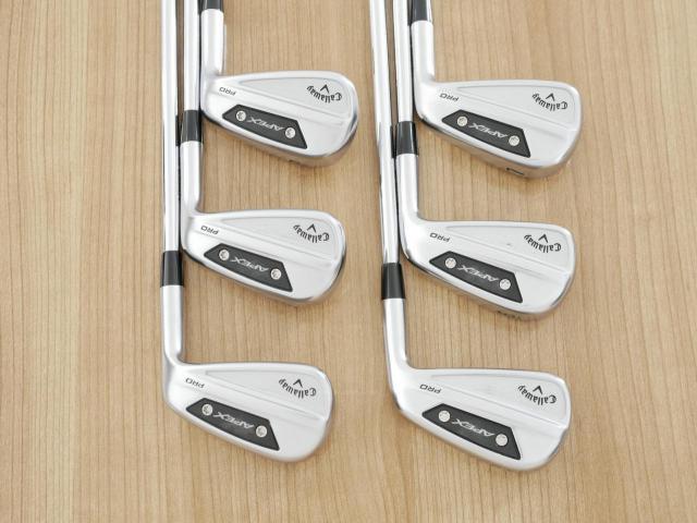 Iron set : Callaway : ชุดเหล็ก Callaway APEX Pro Forged (ออกปี 2024) มีเหล็ก 5-Pw (6 ชิ้น) ก้านเหล็ก NS Pro Modus 105 Flex S
