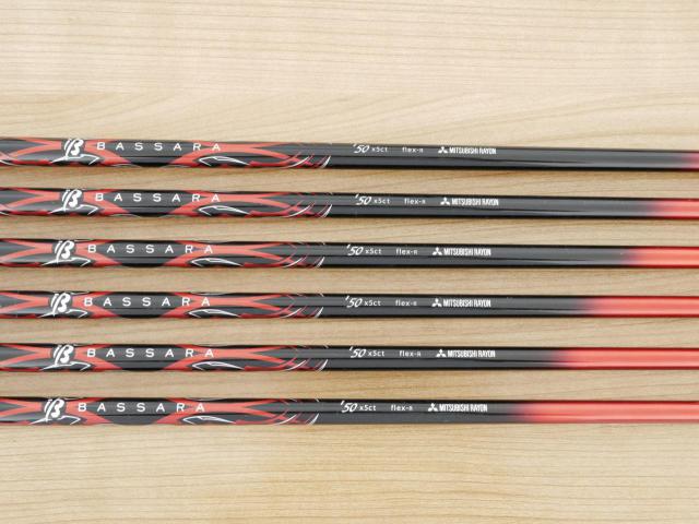 Iron set : Yamaha : ชุดเหล็ก Yamaha Inpres DriveStar (ออกปี 2023 ตีไกลที่สุด ไกลกว่าเหล็กทั่วไป 2 เบอร์ หน้าเด้งมากๆ) มีเหล็ก 5-Pw (6 ชิ้น) ก้านกราไฟต์ Mitsubishi Bassara i50xct Flex R