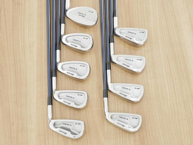 Iron set : Mizuno : ชุดเหล็ก Mizuno T-Zoid MX-15 มีเหล็ก 3-Pw,Sw (9 ชิ้น) ก้านกราไฟต์ Flex S