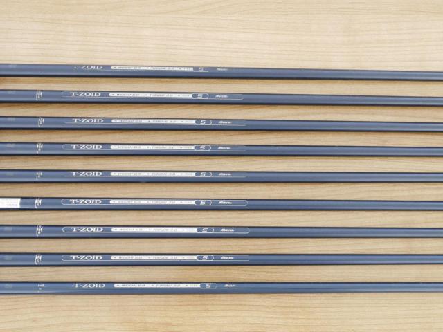 Iron set : Mizuno : ชุดเหล็ก Mizuno T-Zoid MX-15 มีเหล็ก 3-Pw,Sw (9 ชิ้น) ก้านกราไฟต์ Flex S