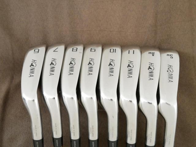 Iron set : Honma : ชุดเหล็ก Honma LB-515 (ใบใหญ่มาก หน้าเด้ง ตีง่ายมาก) มีเหล็ก 6-11,Aw,Sw (8 ชิ้น) ก้านเหล็ก NS Pro 850 Flex R