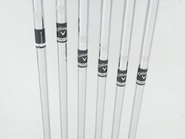Iron set : Callaway : ชุดเหล็ก Callaway APEX Forged มีเหล็ก 5-Pw (6 ชิ้น) ก้านเหล็ก NS Pro 950 Flex R