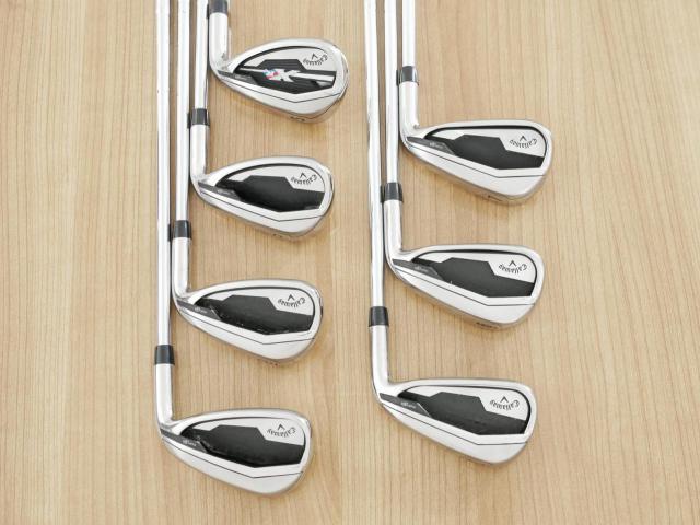 Iron set : Callaway : **มีตำหนิ** ชุดเหล็ก Callaway XR (ใบใหญ่ ตีง่ายมาก) มีเหล็ก 5-Pw,Sw (7 ชิ้น) ก้านเหล็ก KBS Tour-V 90 Flex R