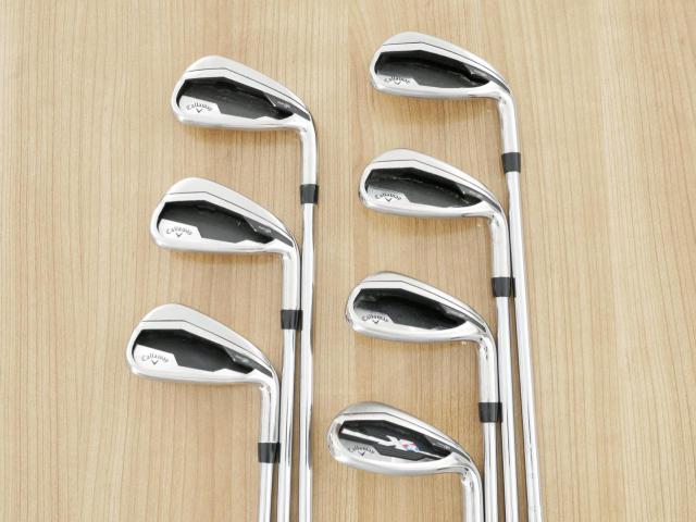 Iron set : Callaway : **มีตำหนิ** ชุดเหล็ก Callaway XR (ใบใหญ่ ตีง่ายมาก) มีเหล็ก 5-Pw,Sw (7 ชิ้น) ก้านเหล็ก KBS Tour-V 90 Flex R