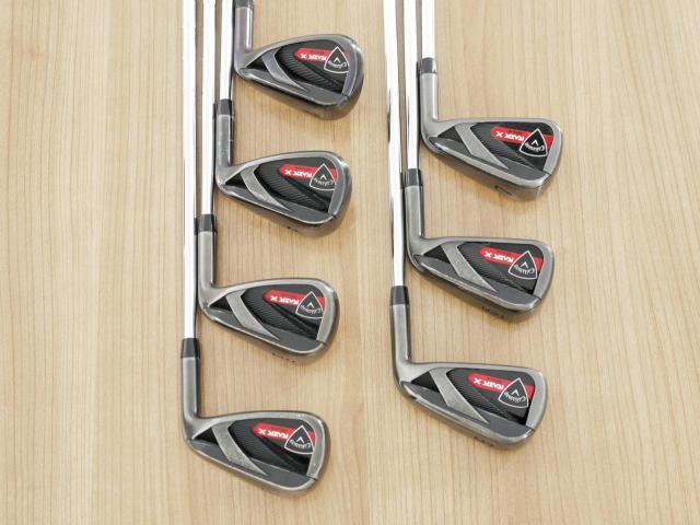 Iron set : Callaway : ชุดเหล็ก Callaway RAZR X Black มีเหล็ก 5-Pw,Aw (7 ชิ้น) ก้านเหล็ก NS Pro 950 Flex S