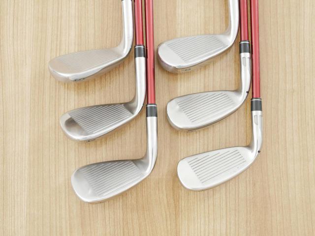 Lady club : All : ชุดเหล็ก Taylormade Stealth HD (ออกปี 2022 Japan Spec. ใบใหญ่มาก ตีง่ายสุดๆ) มีเหล็ก 7-Pw,Aw,Sw (6 ชิ้น) ก้านกราไฟต์ Mitsubishi Tensei TM40 Flex L