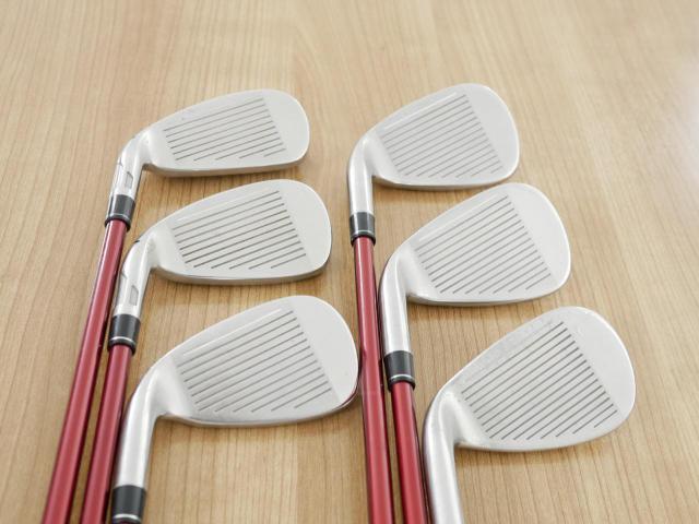 Lady club : All : ชุดเหล็ก Taylormade Stealth HD (ออกปี 2022 Japan Spec. ใบใหญ่มาก ตีง่ายสุดๆ) มีเหล็ก 7-Pw,Aw,Sw (6 ชิ้น) ก้านกราไฟต์ Mitsubishi Tensei TM40 Flex L