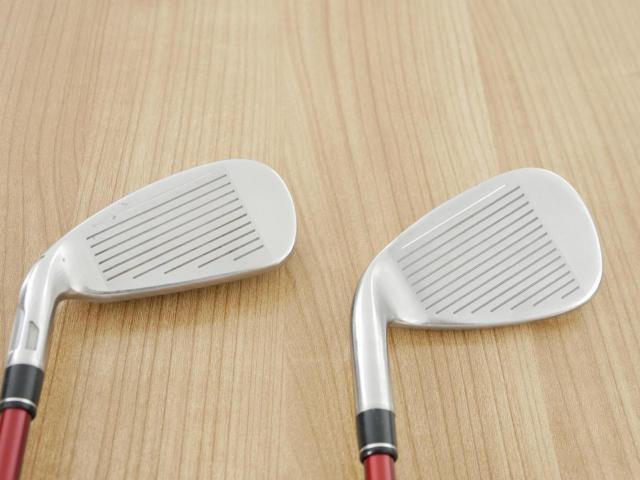 Lady club : All : ชุดเหล็ก Taylormade Stealth HD (ออกปี 2022 Japan Spec. ใบใหญ่มาก ตีง่ายสุดๆ) มีเหล็ก 7-Pw,Aw,Sw (6 ชิ้น) ก้านกราไฟต์ Mitsubishi Tensei TM40 Flex L