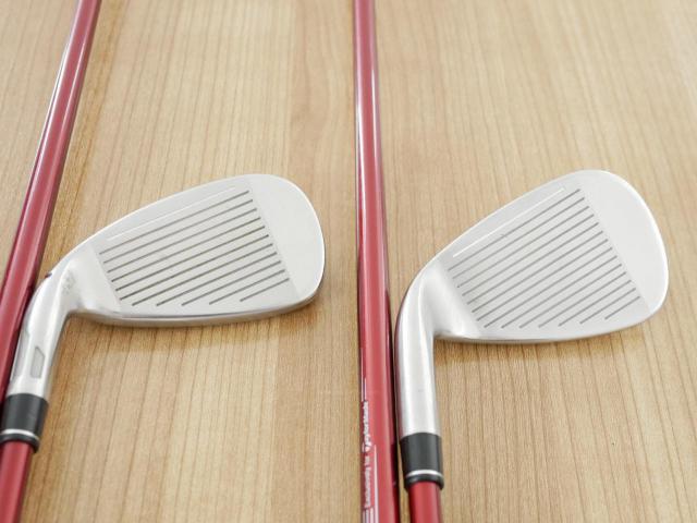 Lady club : All : ชุดเหล็ก Taylormade Stealth HD (ออกปี 2022 Japan Spec. ใบใหญ่มาก ตีง่ายสุดๆ) มีเหล็ก 7-Pw,Aw,Sw (6 ชิ้น) ก้านกราไฟต์ Mitsubishi Tensei TM40 Flex L
