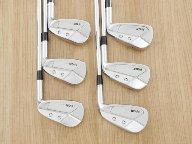 Iron set : PRGR : **มีตำหนิ** ชุดเหล็ก PRGR TUNE 05 OS Forged (ออกปี 2019) มีเหล็ก 5-Pw (6 ชิ้น) ก้านเหล็ก Dynamic Gold 120 S200