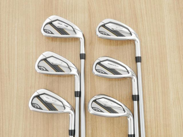 Iron set : Callaway : ชุดเหล็ก Callaway Mavrik (ปี 2020 ตีง่าย ไกลมากๆ) มีเหล็ก 6-Pw,Aw (6 ชิ้น) ก้านกราไฟต์ Mitsubishi Diamana 50 Flex R